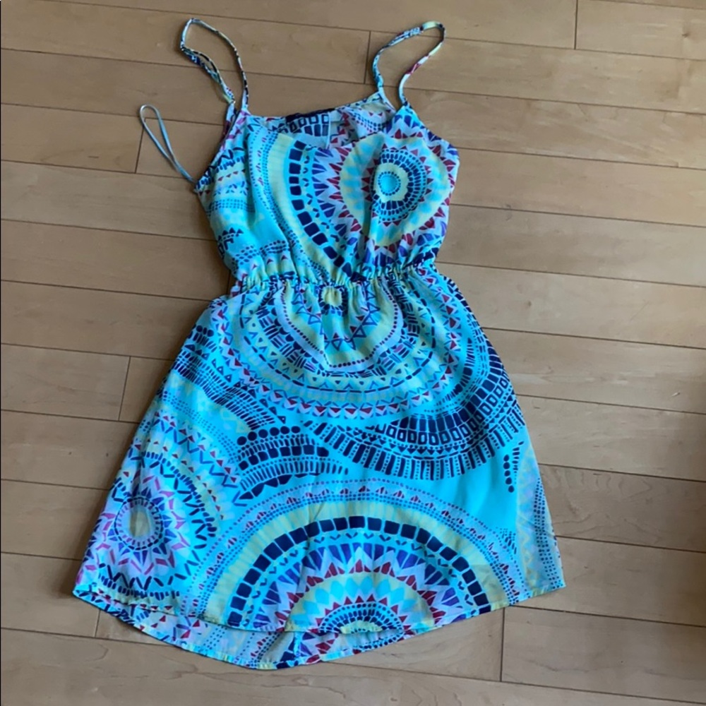 Open back dress